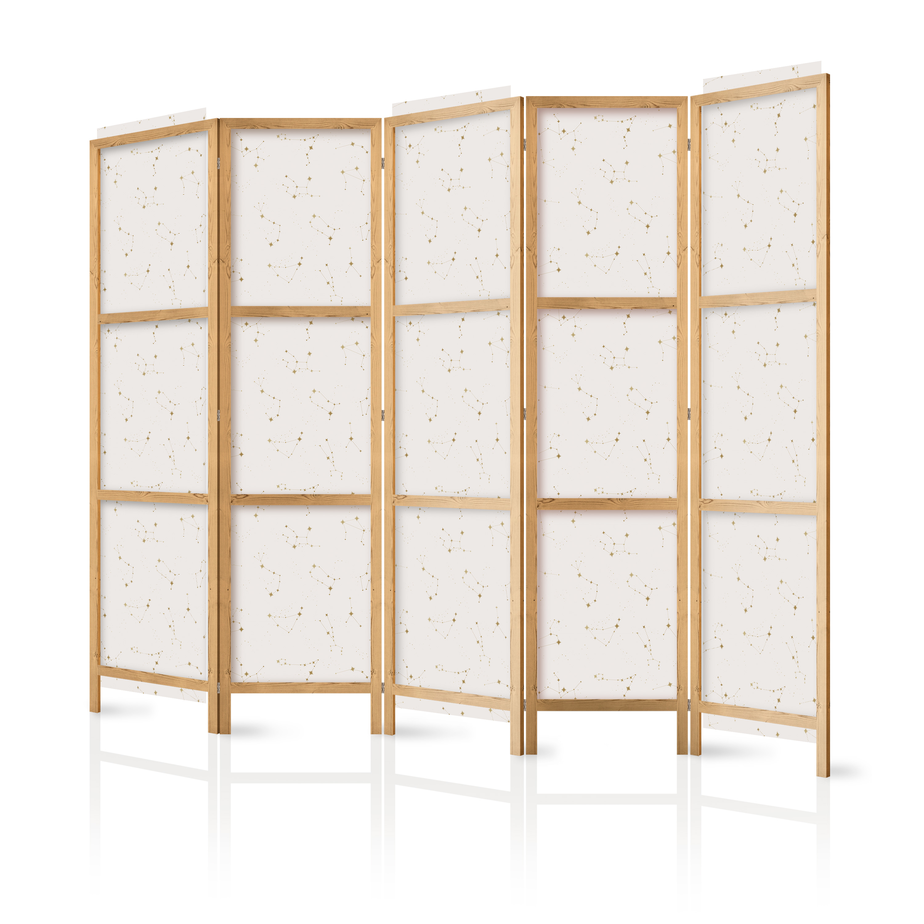 Paravent -constellations Délicates Aux Tons Chauds 225x172