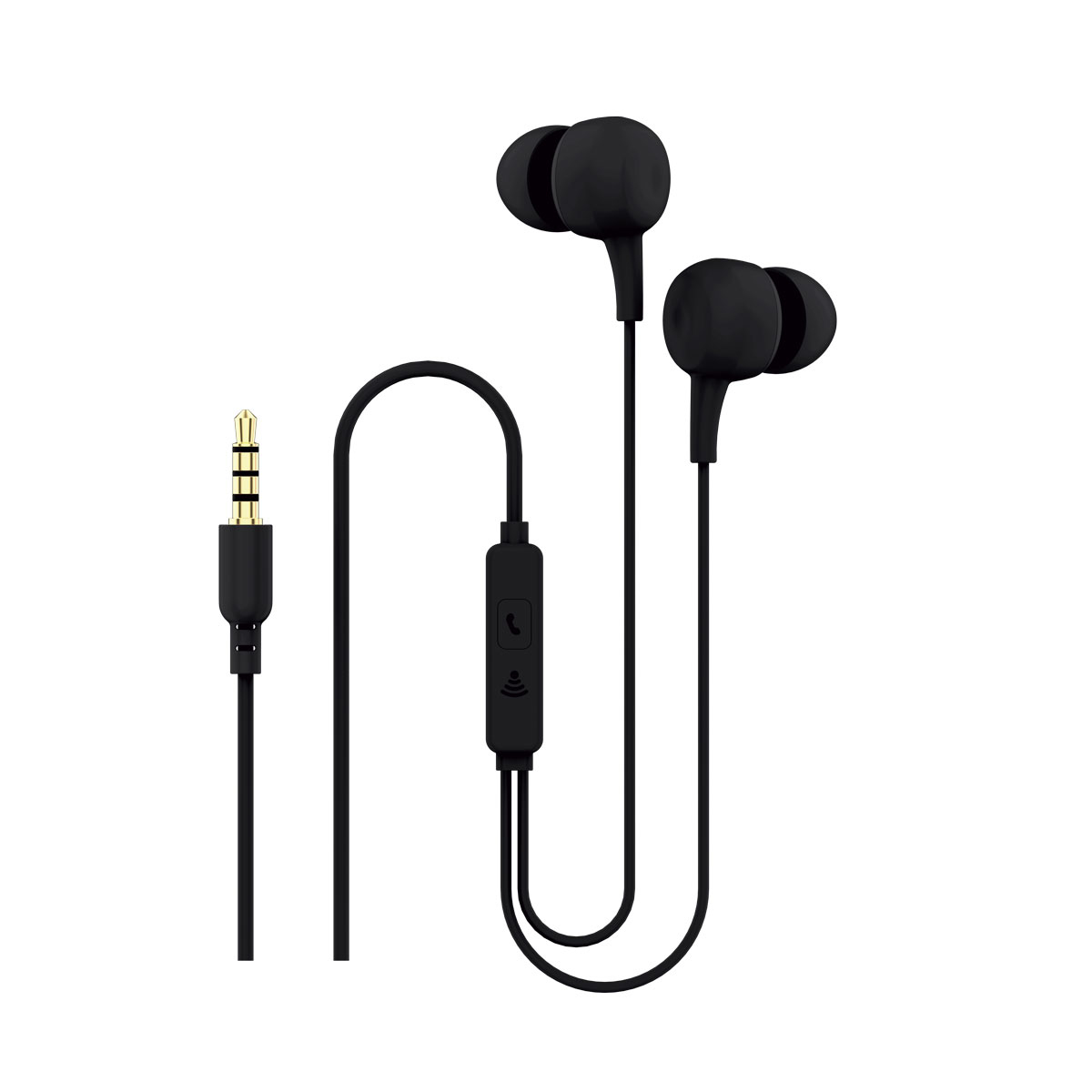 Ksix Bcgpser01 Casque Avec Fil Ecouteurs Appels/musique Noir