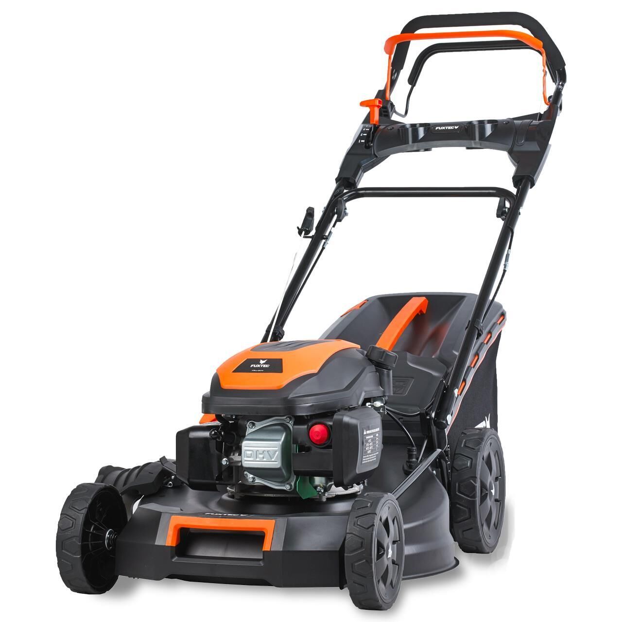 Fuxtec Tondeuse À Gazon Thermique Autotractée 170 Cm³ 51 Cm - Vitesse Réglable, Bac 60l, Easy Clean - Fx-rm5170pro
