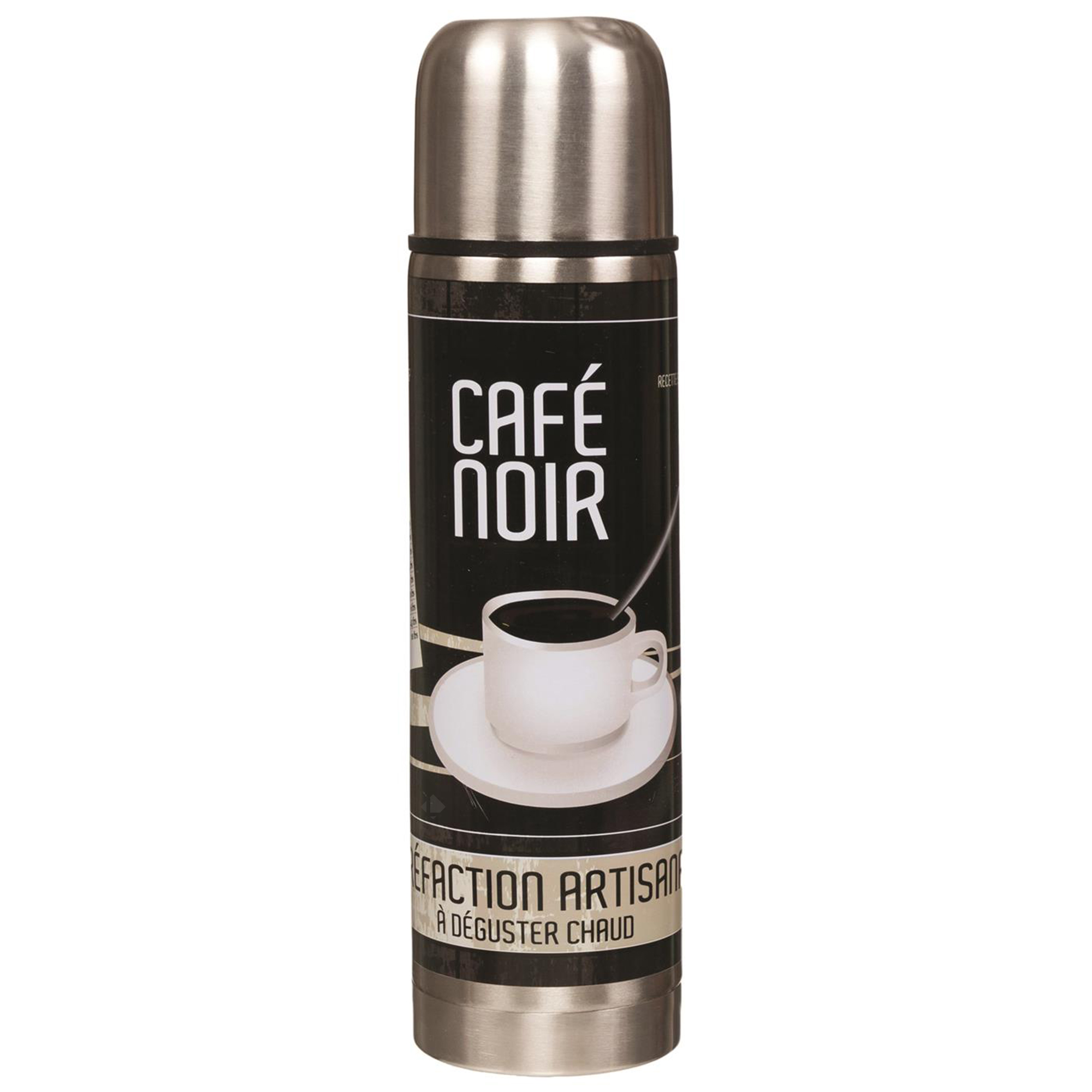 Bouteille Isotherme 45cl Collection Louise Modèle "café Noir" Noir