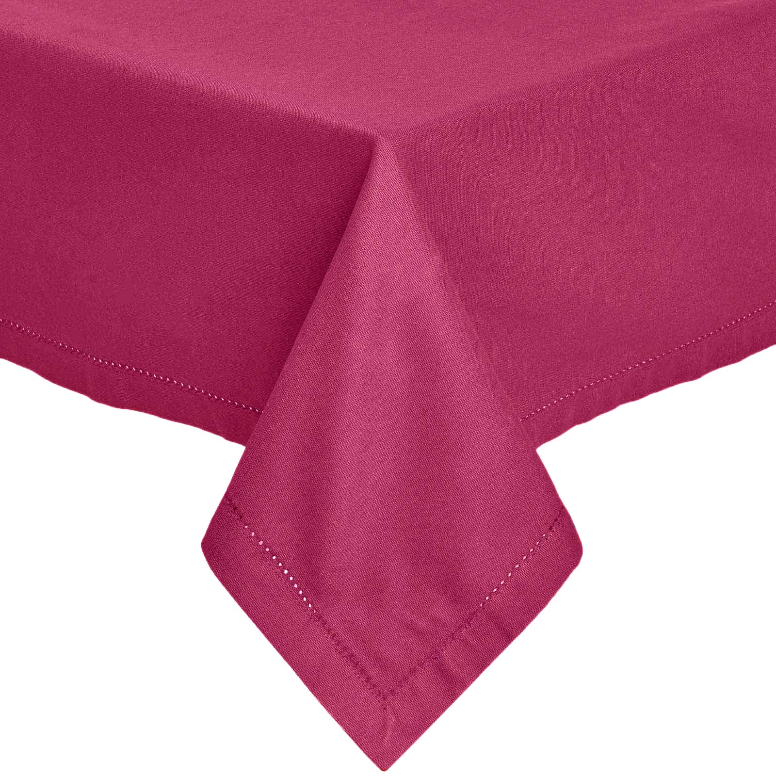 Nappe De Table Rectangulaire En Coton Unie Prune - 178x300cm - Homescapes