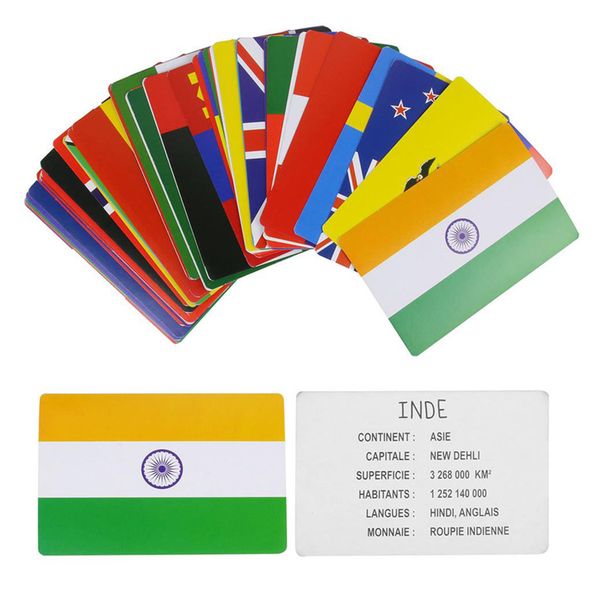 Carte Éducative - Jeux 2 Momes - Géographie - Multicolore