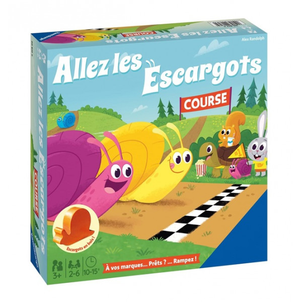 Allez Les Escargots - Course, Plateau - Ravensburger - 20617 - Jeu Societé Enfant