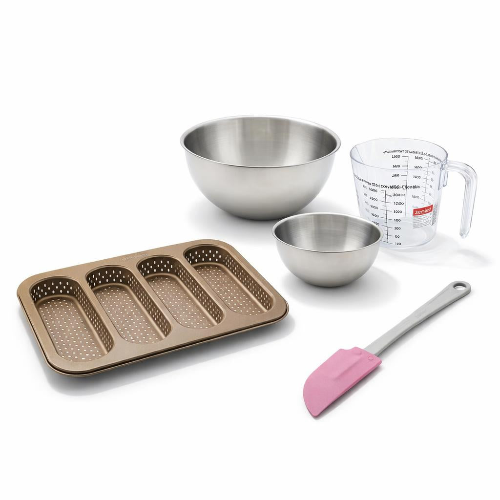 Set De 5 Ustensiles De Pâtisserie Moule À Gâteaux Mojave Gold