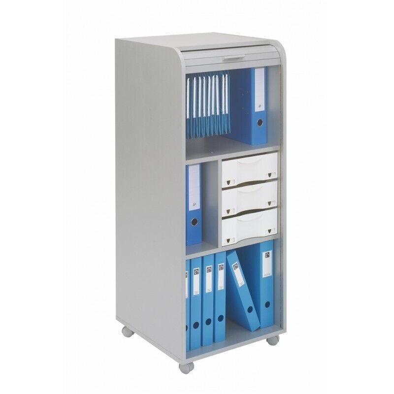 Caisson De Bureau Mobile Beaux Meubles Pas Chers 3 Tiroirs 107,6 Cm Gris