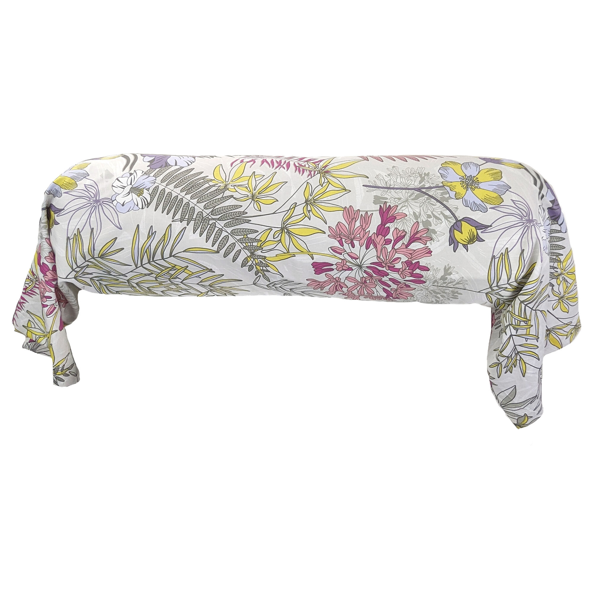 Taie De Traversin 140x43 Cm Satin De Coton Anaïs Multicolore