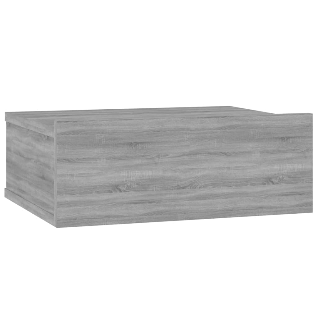 Table De Chevet Murale Avec Tiroir 40 X 30 X 15 Cm Bois D'ingénierie Dec033930