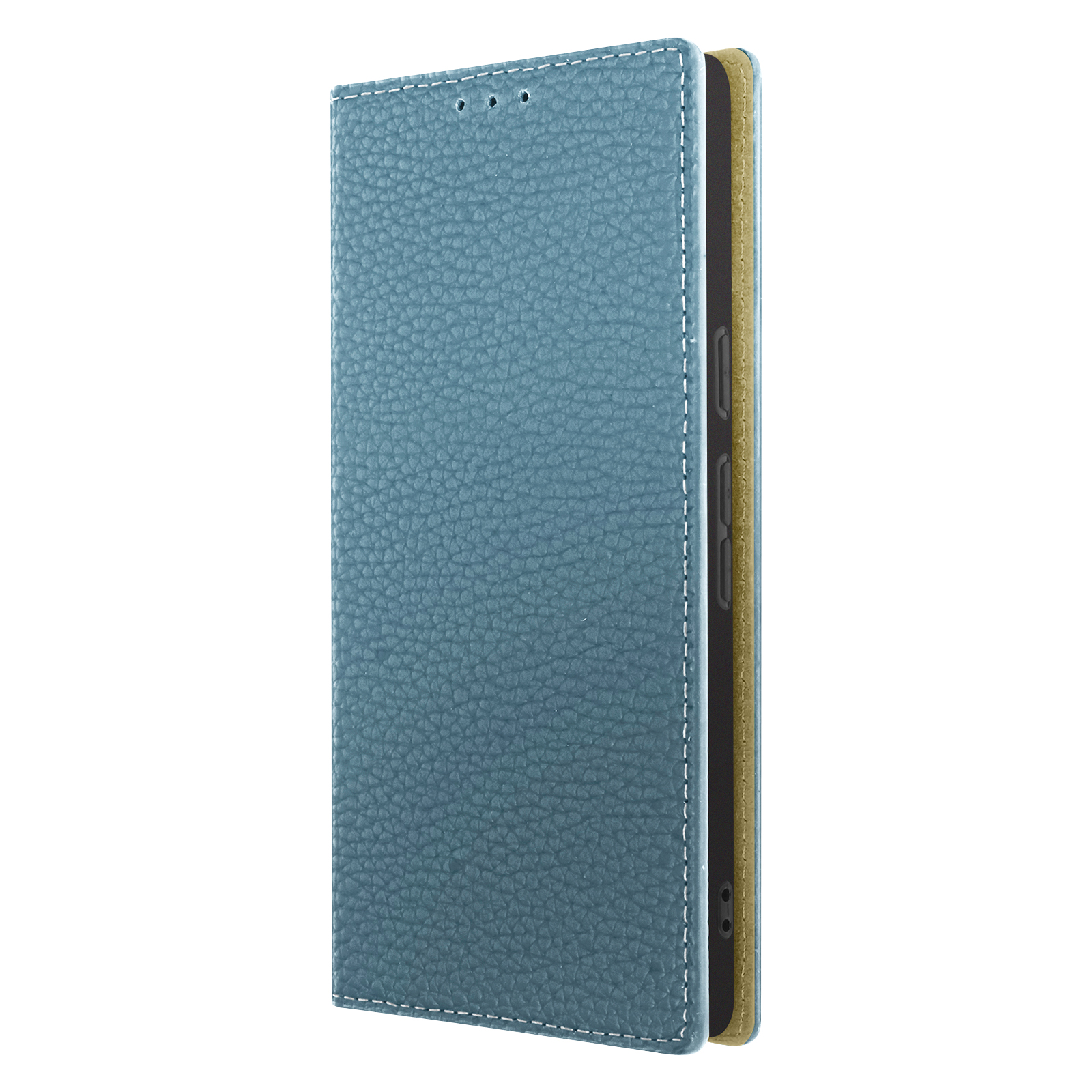 Étui Pour Google Pixel 7 Portefeuille Design Cuir Texturé Support Video Bleu