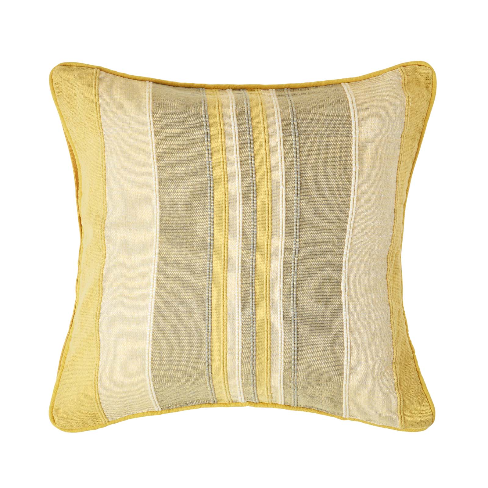 Housse De Coussin À Rayures Morocco Jaune, 45x45cm - Homescapes
