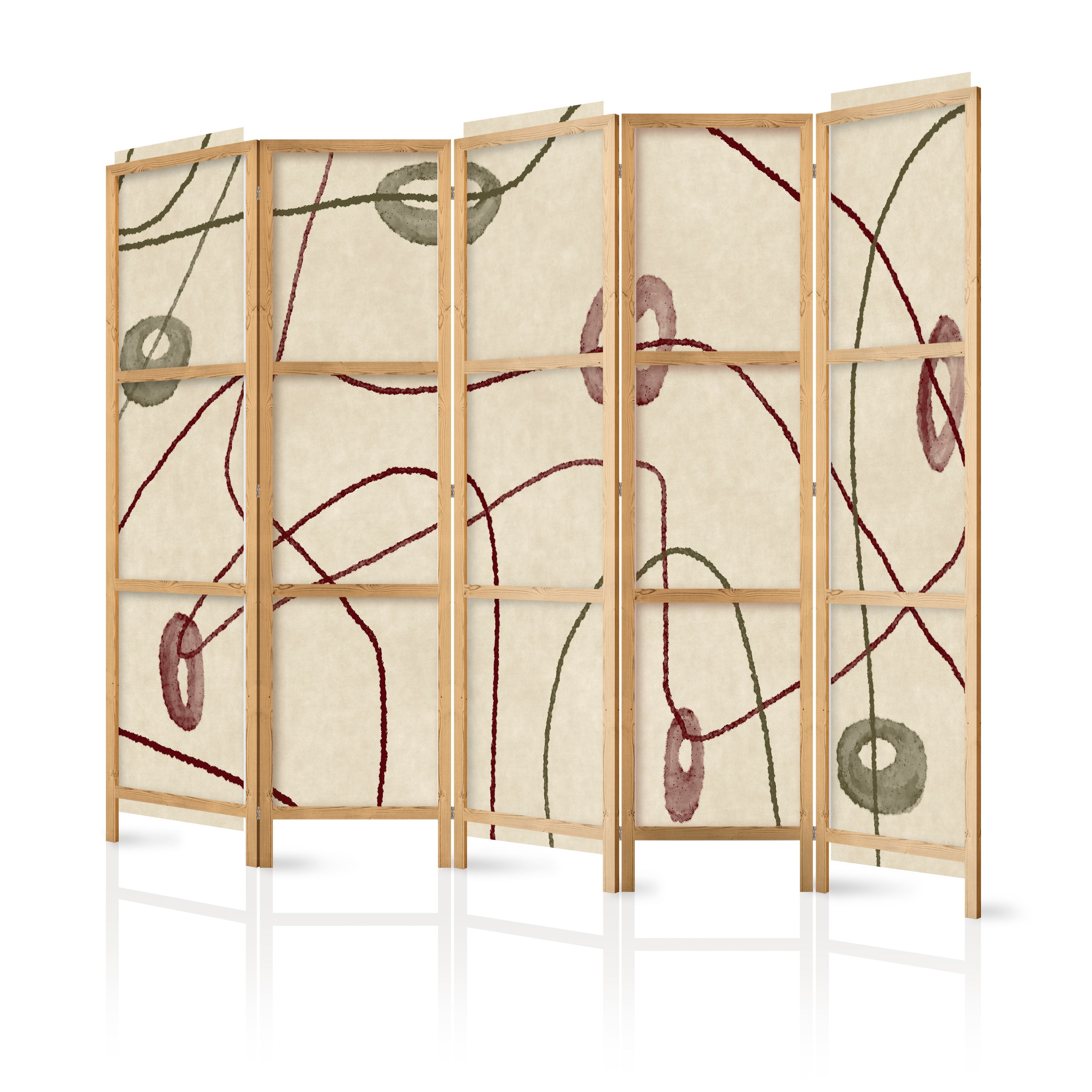 Paravent Japonais -abstraction Minimalisteusé 225x172