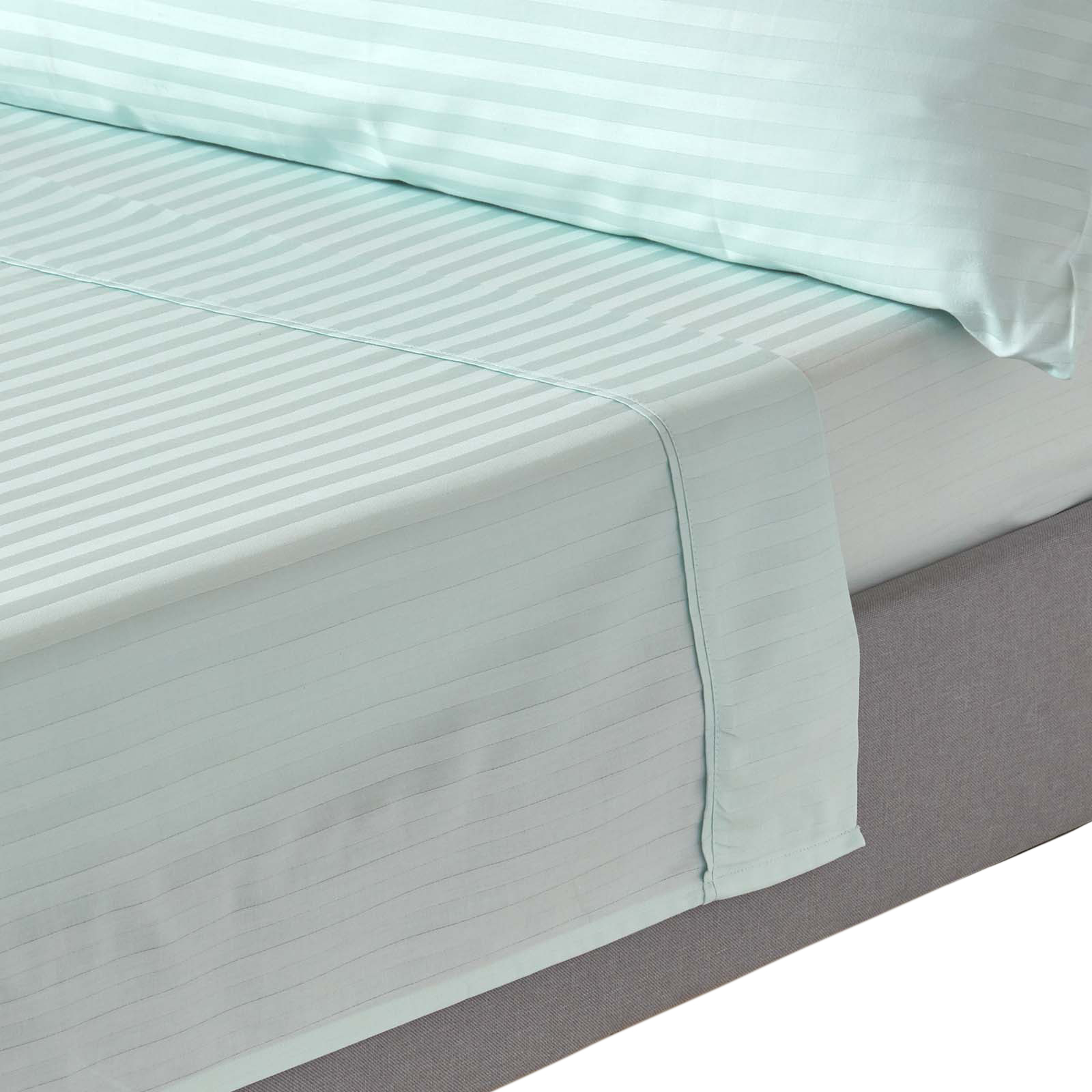 Drap Plat 240x275cm Bleu Coton Égyptien 330tc Homescapes