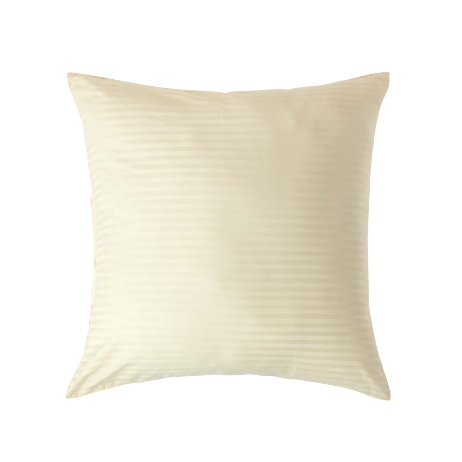 Taie D'oreiller 80x80cm Jaune Coton Égyptien 330tc Homescapes