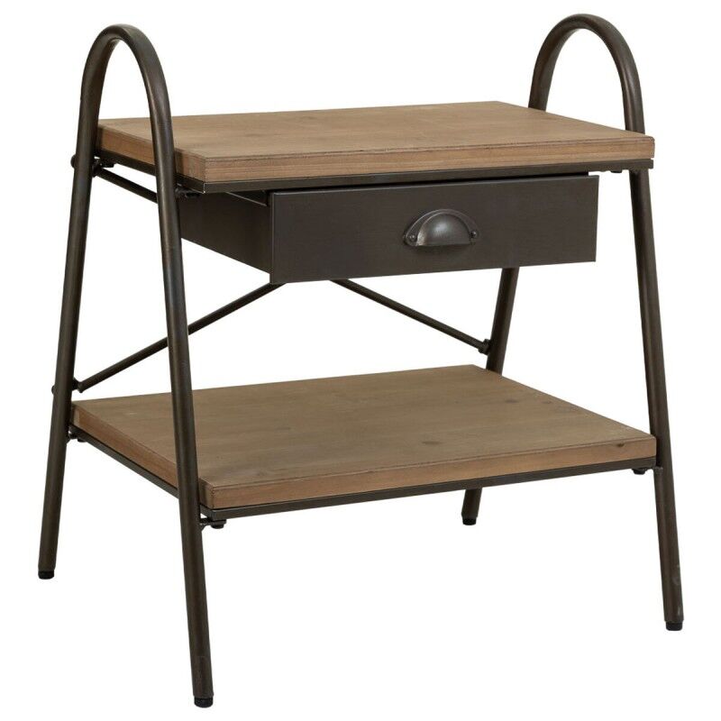 Table De Nuit Alexandra House Living Marron 42 X 60 X 52 Cm
