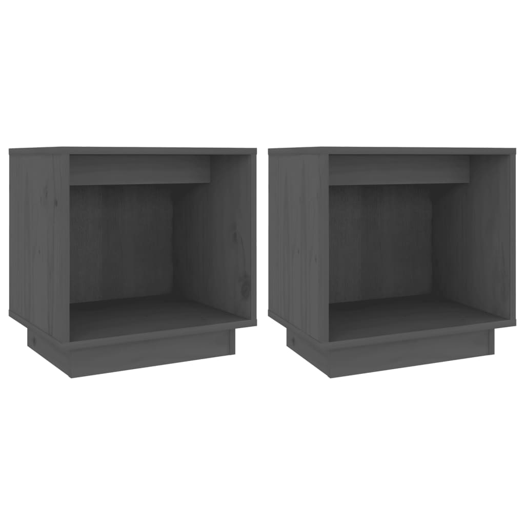 Lot De 2 Tables De Chevet Avec Compartiment Ouvert 40 X 30 X 40 Dec035319