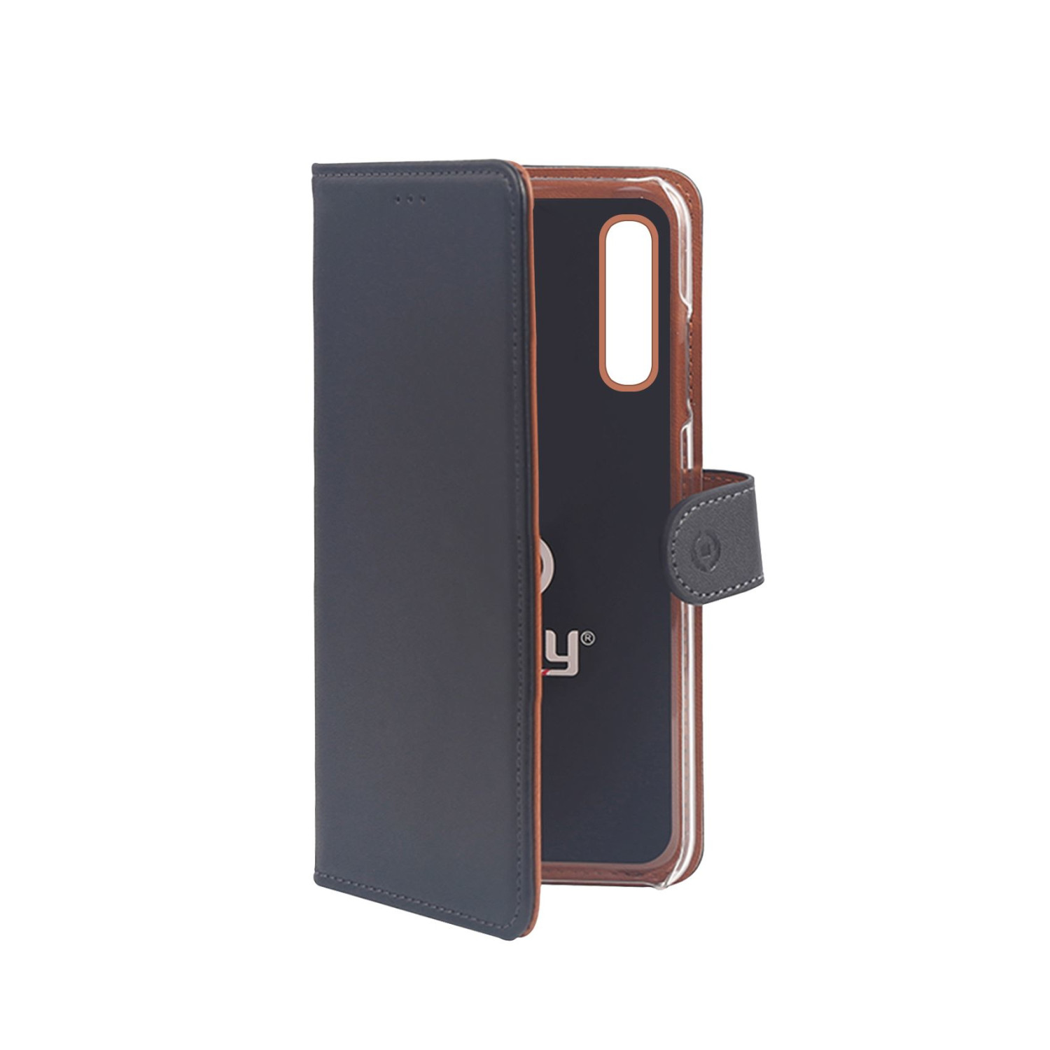 Celly Wally835 Custodia Per Cellulare 17 Cm (6.7") Custodia Flip A Libro Nero