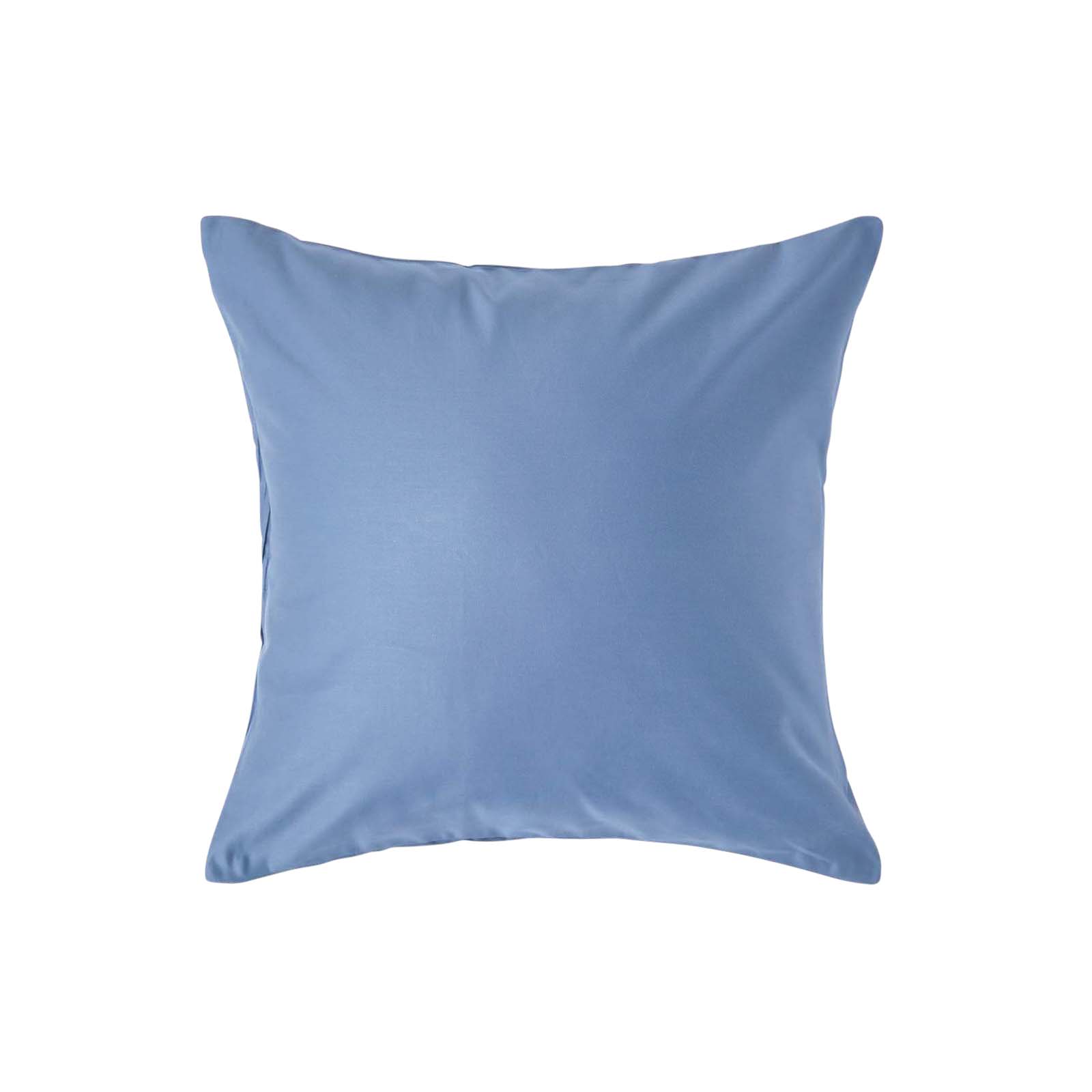Taie D'oreiller Premium 40x40cm Bleu Coton Égyptien 1000tc Homescapes