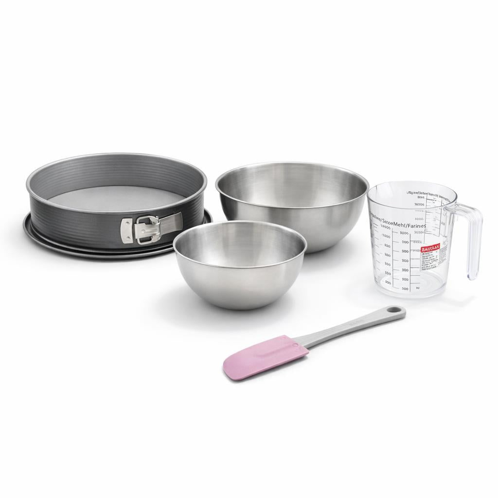 Set De 5 Ustensiles De Pâtisserie Moule À Gâteaux Bol Energy