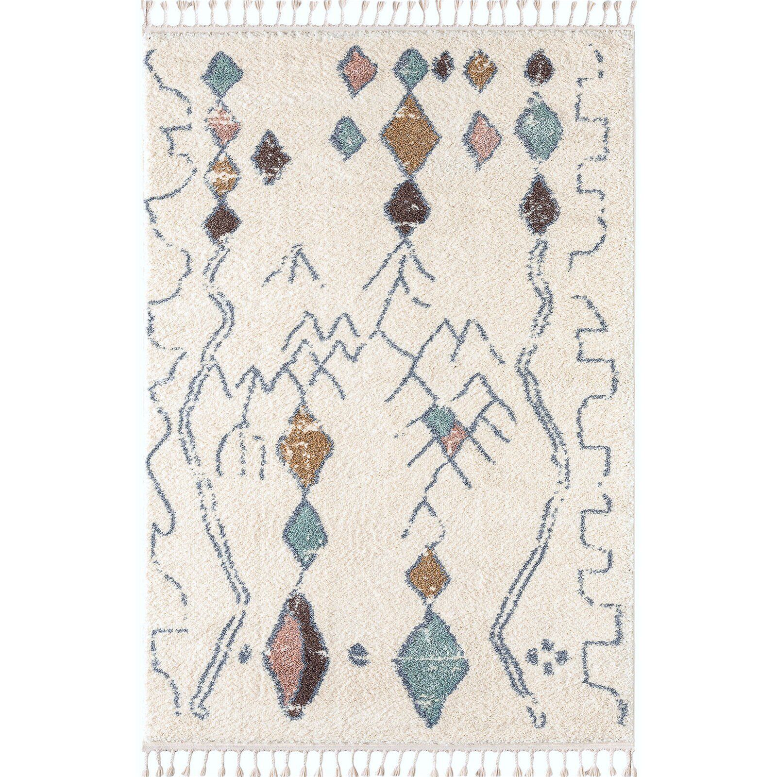 Tapis Tissé Intérieur Delya Berbère - 120 X 170 Cm