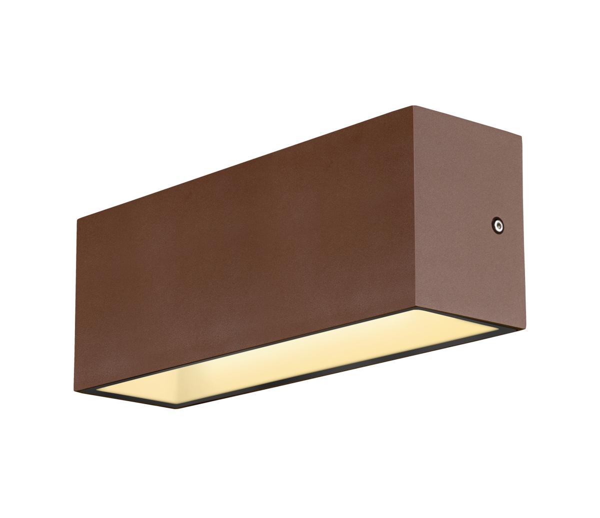 SLV Sitra Applique d'extérieur LED up/down 30cm rouille