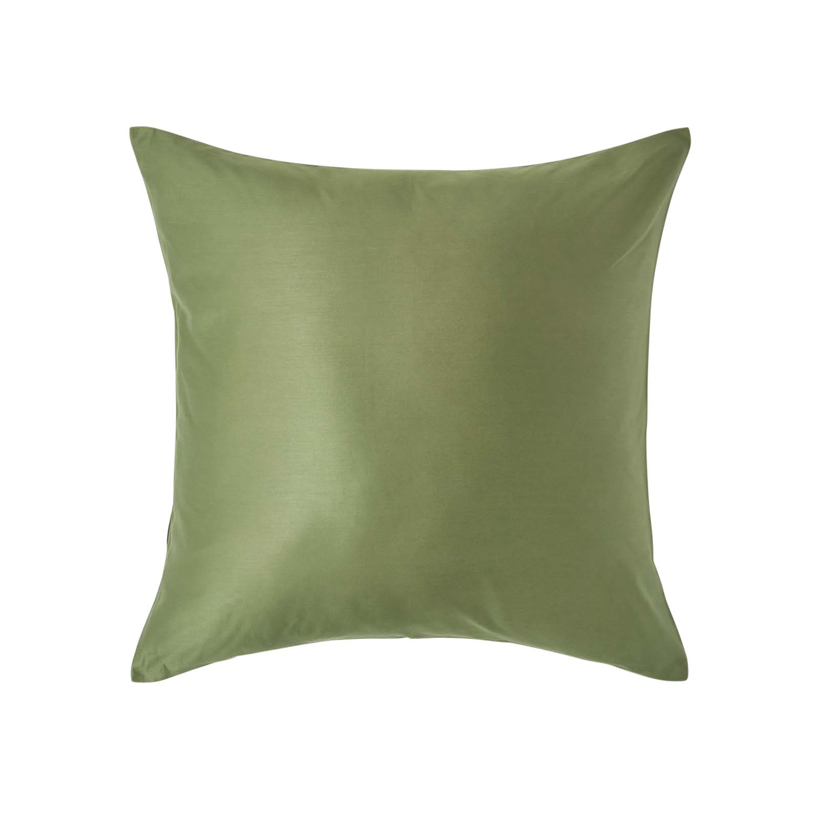 Taie D'oreiller Bio 60x60cm Vert Mousse Coton Égyptien Homescapes