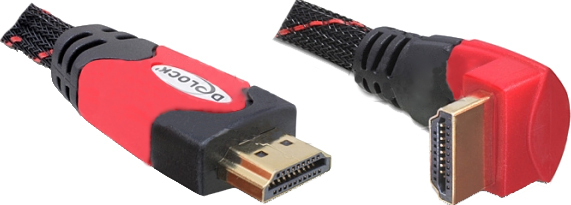 Delock 5m Hdmi Câble Hdmi Hdmi Type A (standard) Noir, Rouge