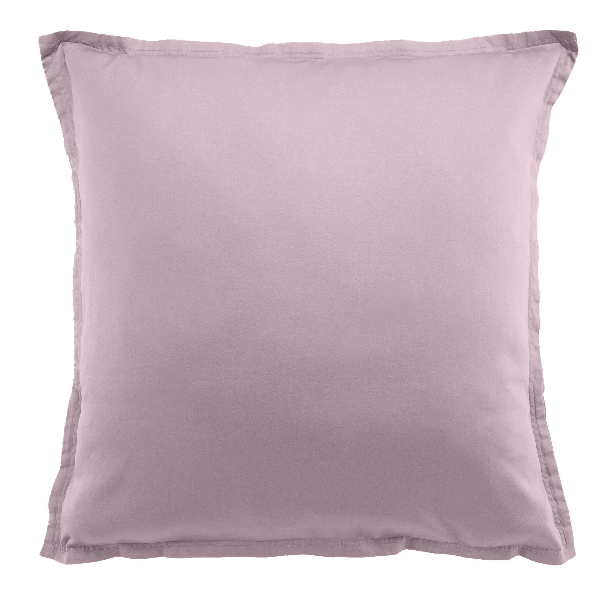 Taie D'oreiller 65x65 Cm Satin De Coton Violet