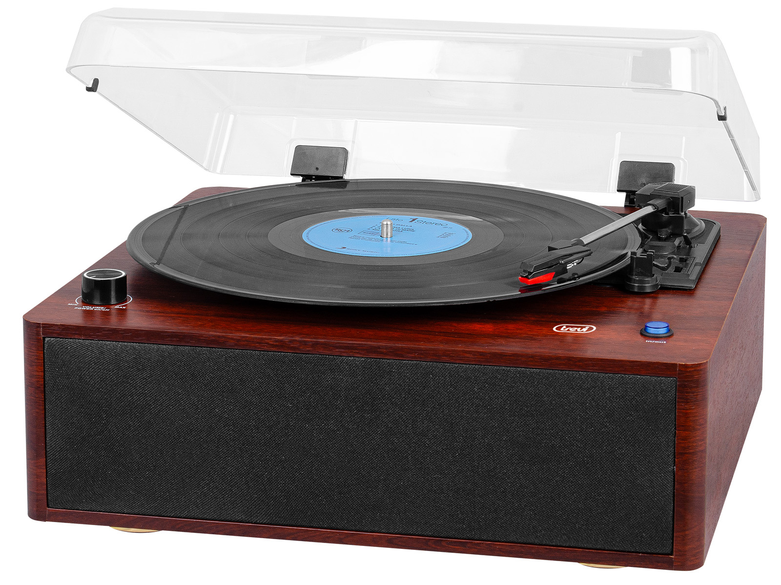 Trevi Tt 1030 Bt Tourne-disque À Entraînement Direct Bois