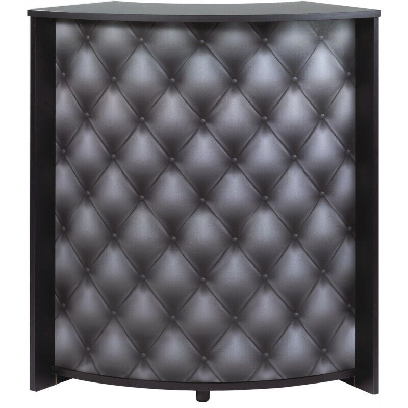 Meuble Comptoir Bar Beaux Meubles Pas Chers Capitons 911 96 Cm Noir Panneaux De Particules