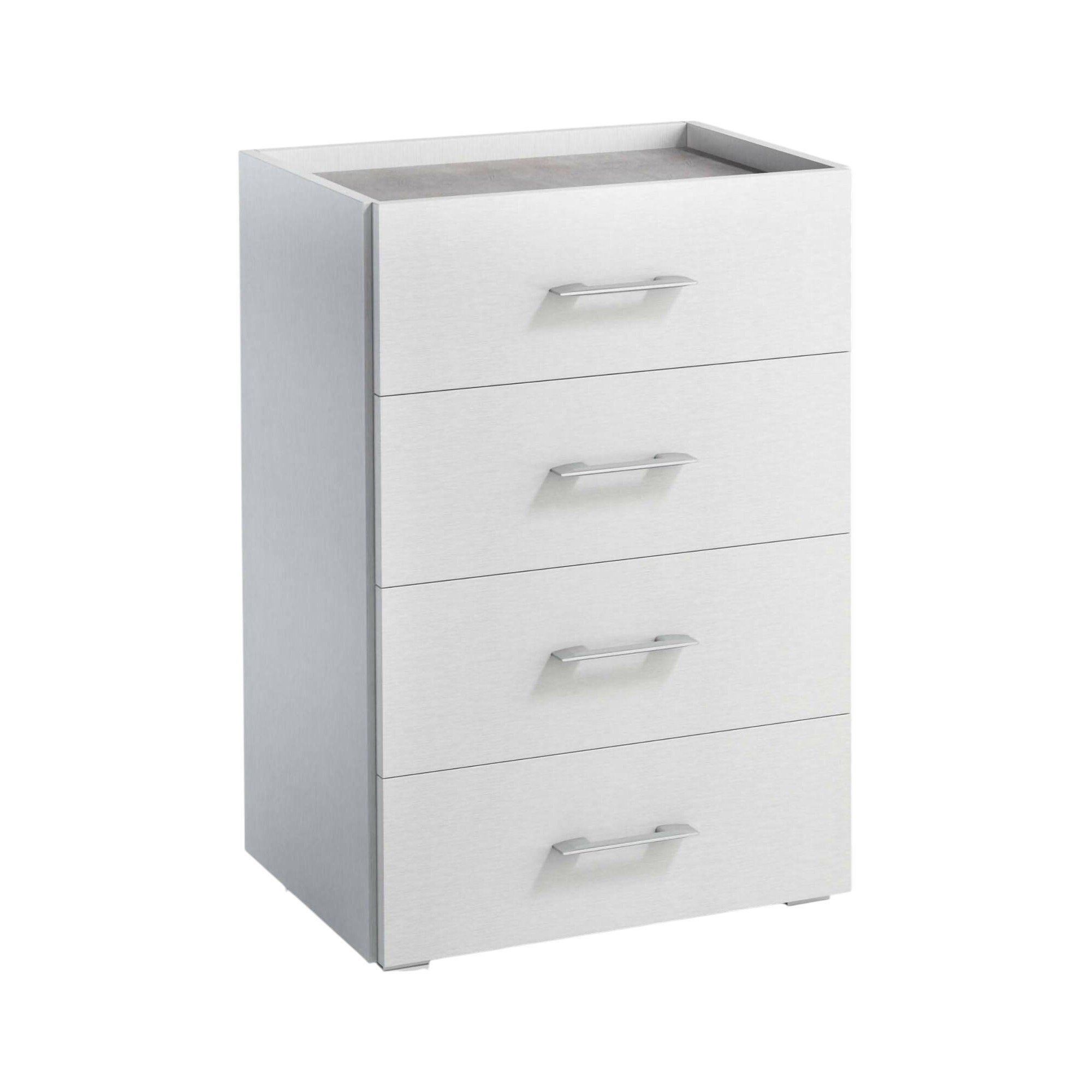 Commode Dmagli, 60x41h87 Cm, Blanc