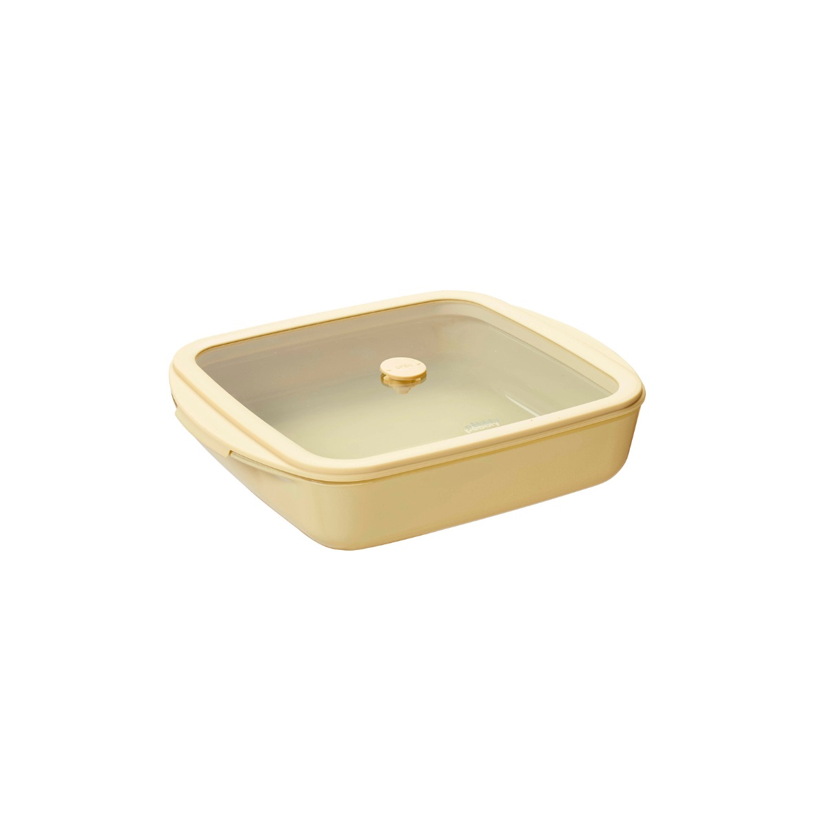 Plat À Four Carré 1.6l + Couvercle Pebbly 40-pkv083