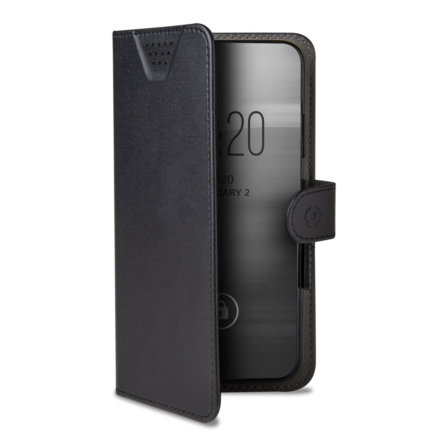 Celly Wally One Xxxl Custodia Per Cellulare 15,2 Cm (6") Custodia Flip A Libro Nero