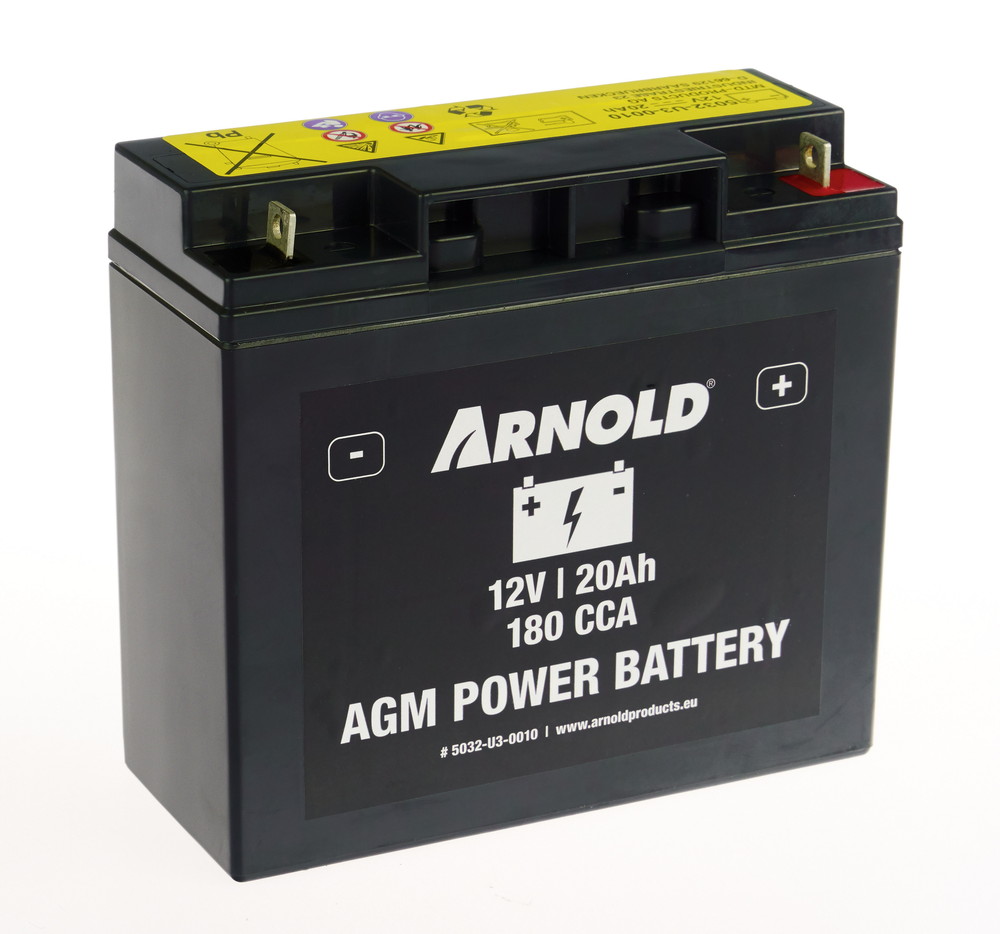 Batterie Az110/agm Sla/vrla 12-20a Pour Tracteur Tondeuse, + Terminal Droite