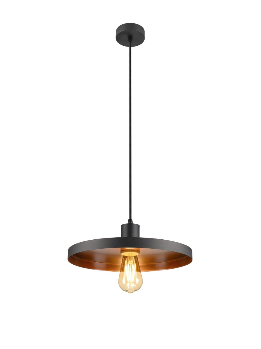 Suspension Lalu® Set Base E27 Plate 33 Long. 200 Cm Source E27 Incl. Noir - Slv - 1010788