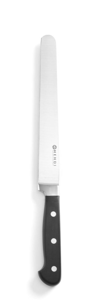 Couteau À Jambon Et Saumon Kitchen Line - Noir - (l) 350 Mm - Hendi
