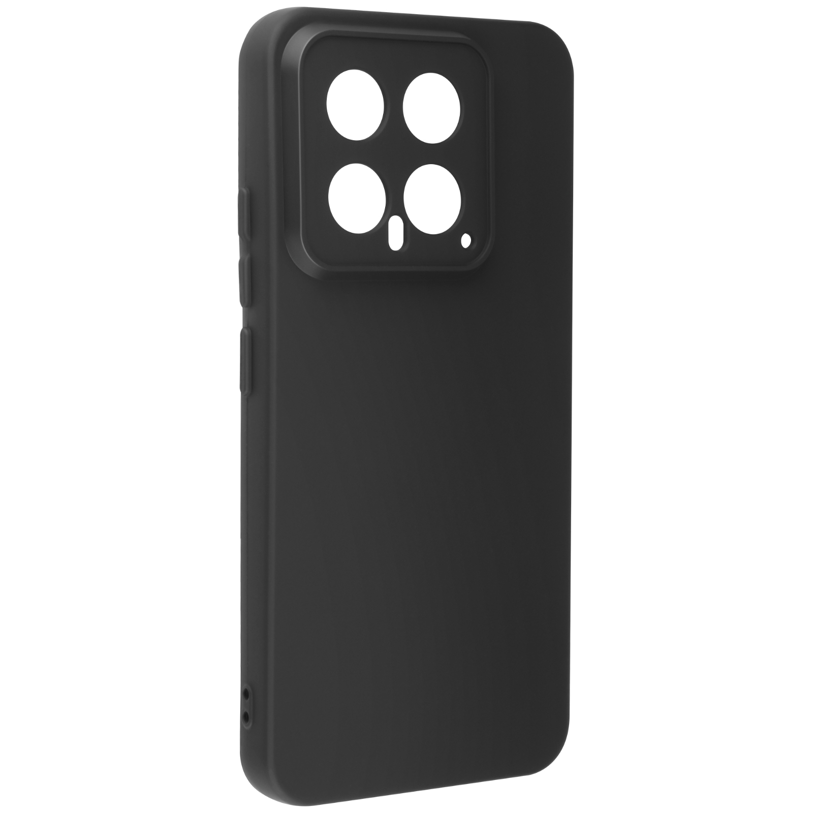 Coque Pour Xiaomi 14 Semi-rigide Soft-touch Anti-traces Noir
