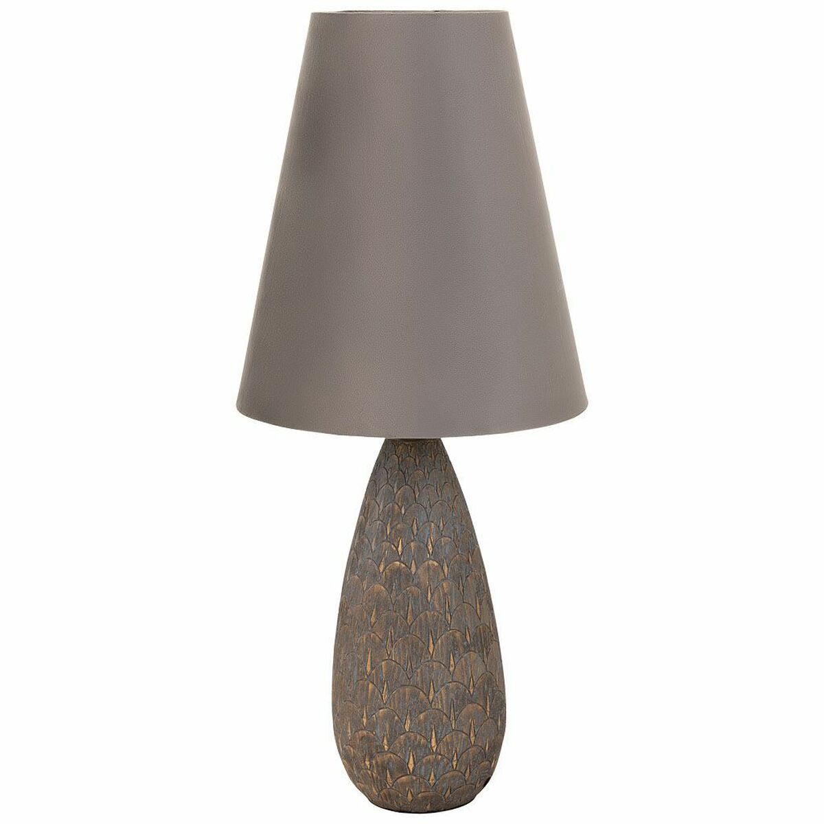 Lampe De Bureau Alexandra House Living Argent Polyrésine 220-240 V 18 X 46 X 18 Cm