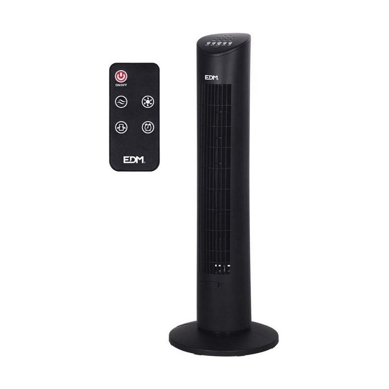 Ventilateur Tour Edm Noir 60 W