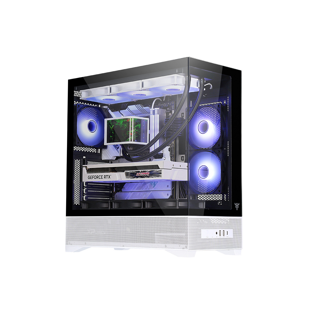 Itek Showbui 37b Tower Nero, Bianco Case Per Pc