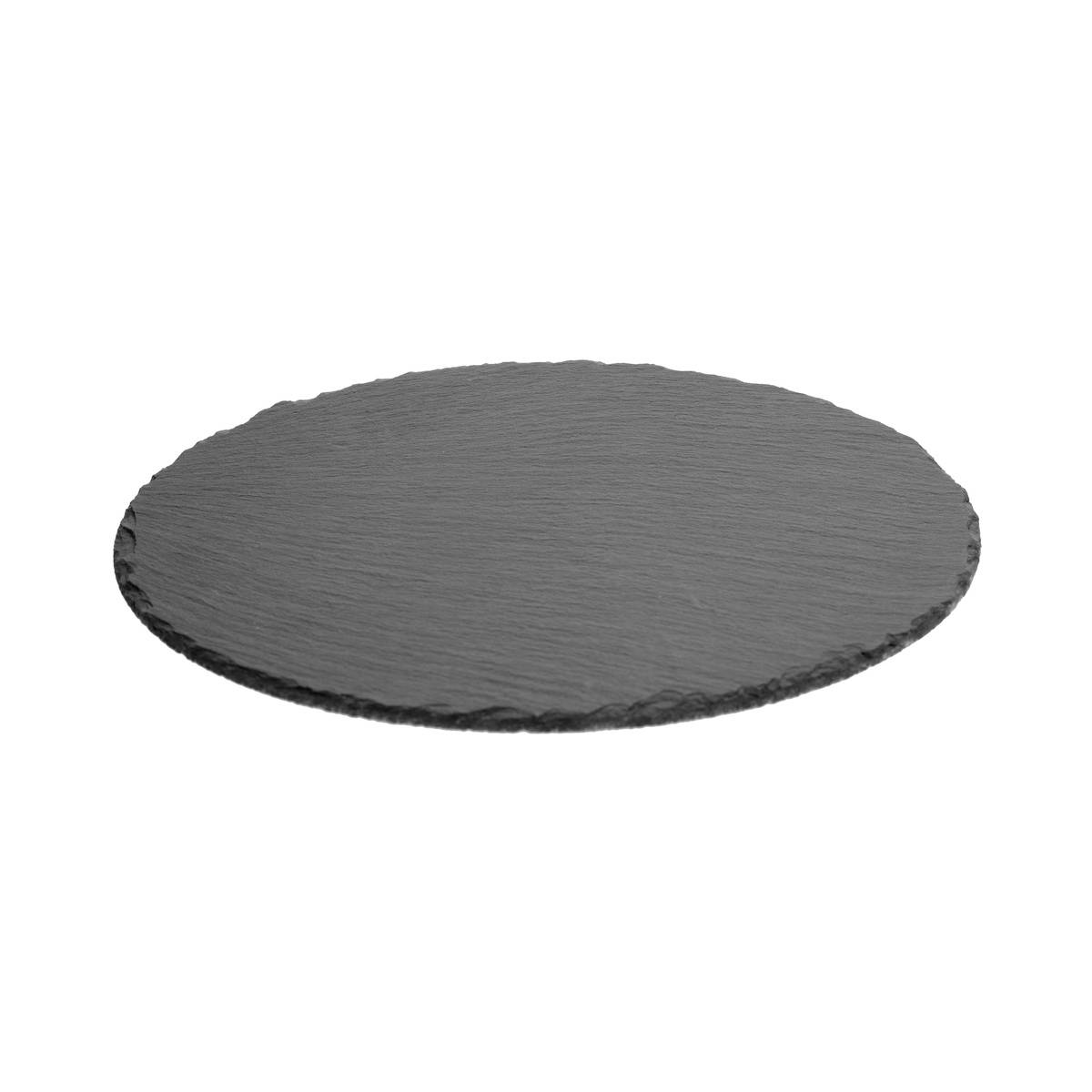 Assiette Ardoise Ronde 22 Cm - Sg Secret De Gourmet
