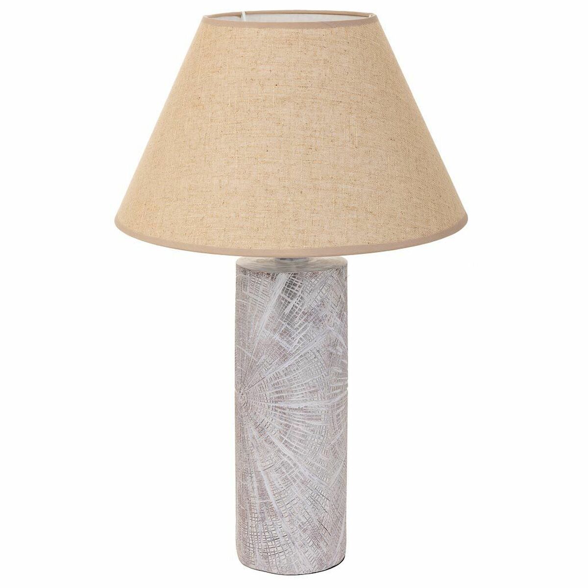 Lampe De Bureau Alexandra House Living Argent Polyrésine 220-240 V 14 X 51 X 14 Cm