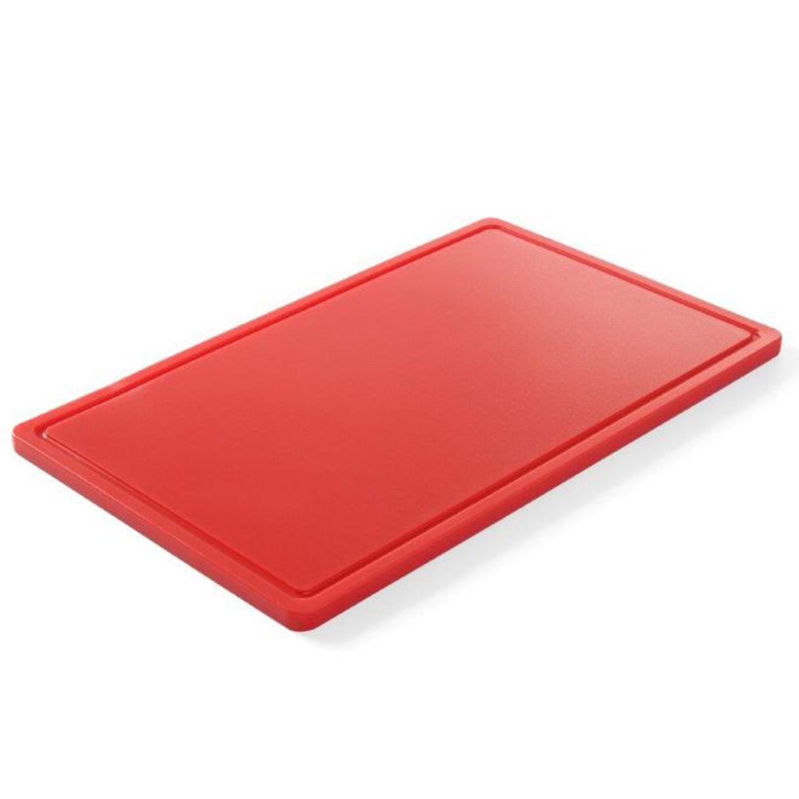 Planche À Découper Haccp Pour Viande Gn 1/2 Rouge - Hendi 826119