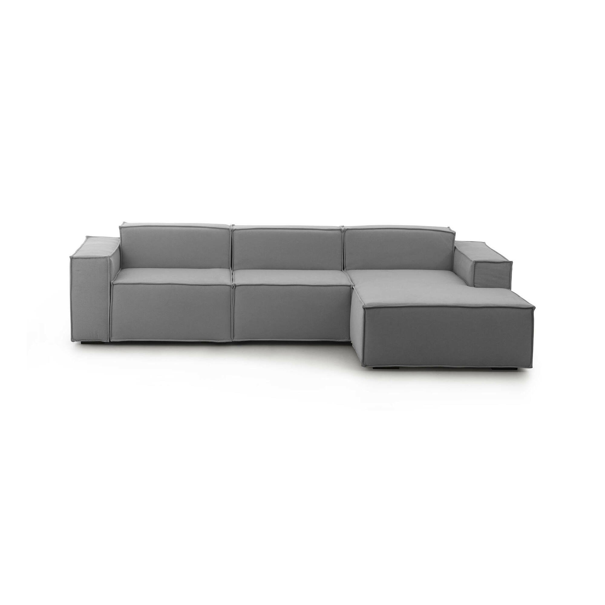 Canapé Fixe,en Tissu,gris,300x170h70 Cm