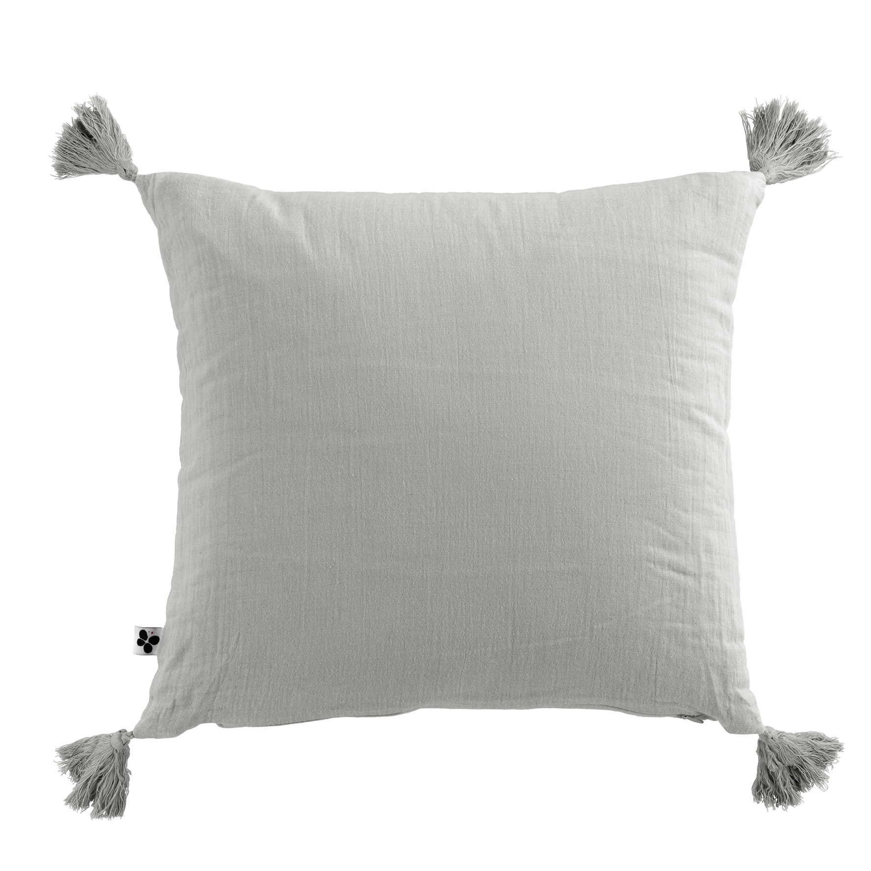 Coussin Déhoussable Gaia- Gaze De Coton Avec Passepoil Élégant