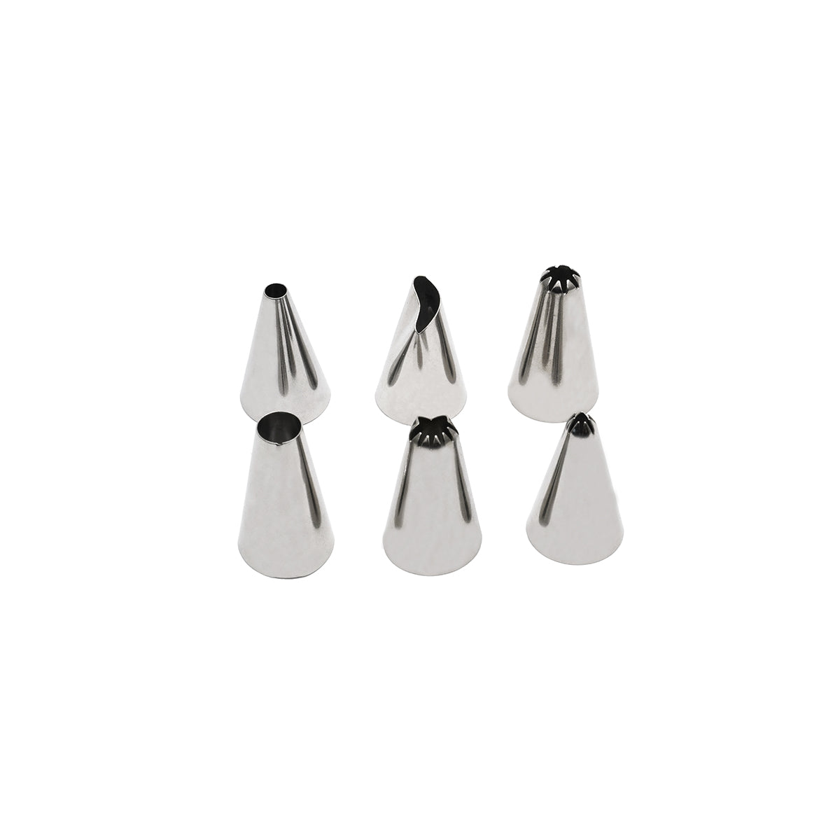 Lot De 6 Douilles À Pâtisserie En Inox Petit Modèle Smart Pastry