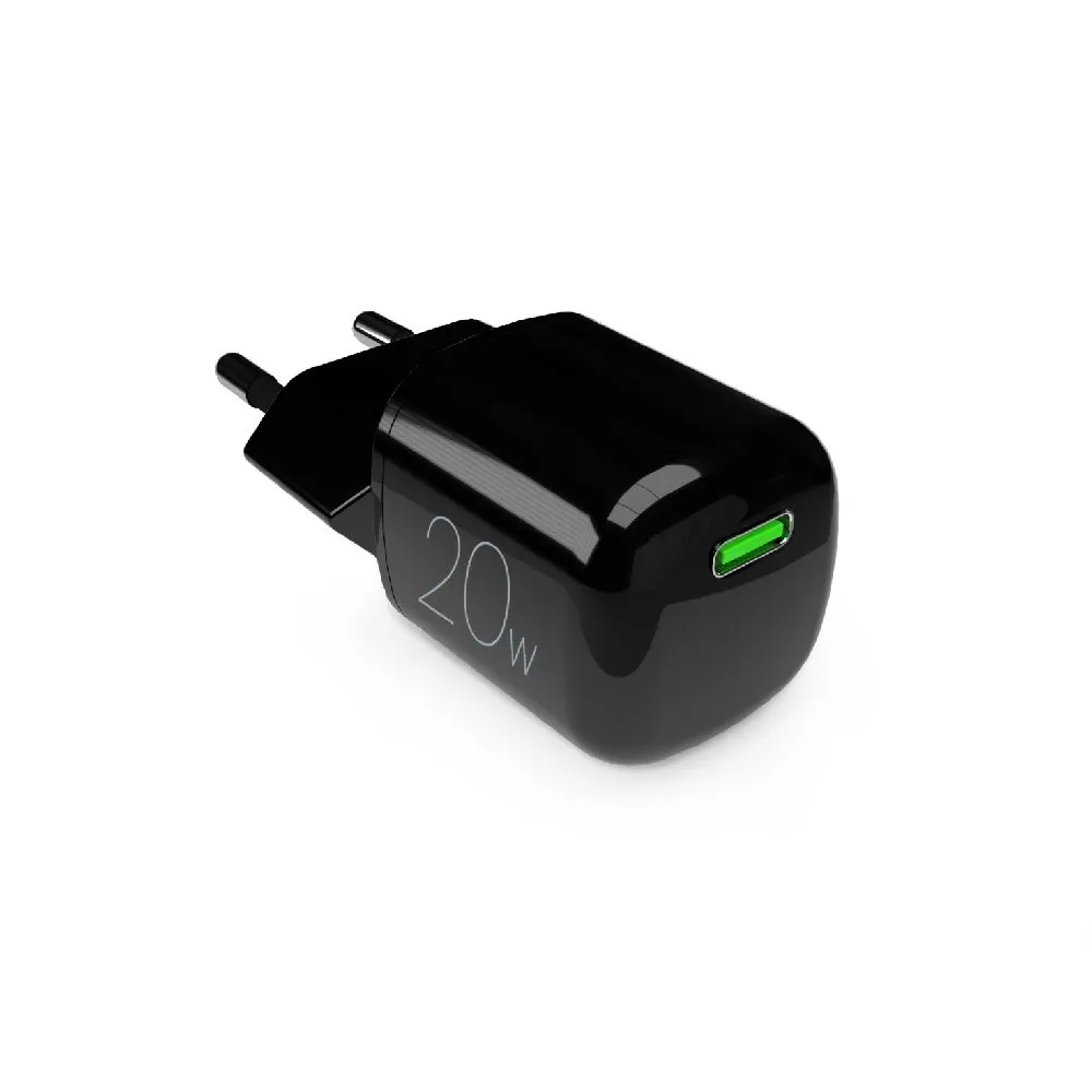 Puro Pufcmtcusbc20wgblk Chargeur D'appareils Mobiles Smartphone, Tablette Noir Secteur Recharge Sans Fil Charge Rapide