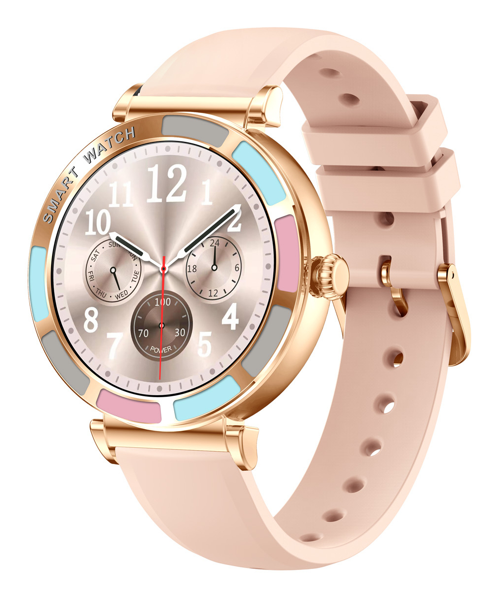 Trevi T-fit 245 L 3,23 Cm (1.27") Ips 41 Mm Numérique Écran Tactile Rose