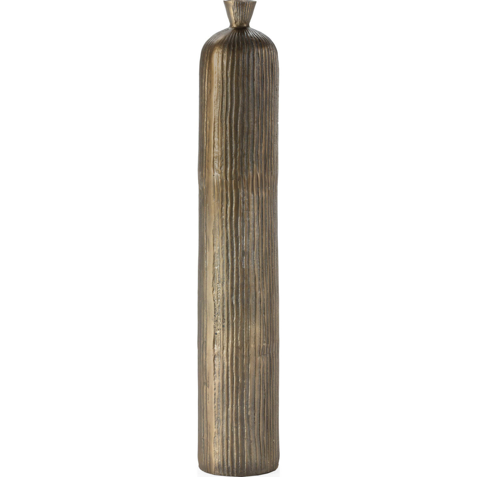 Élégance Intemporelle: Vase Doré Style Antique - Or Vieilli Satiné