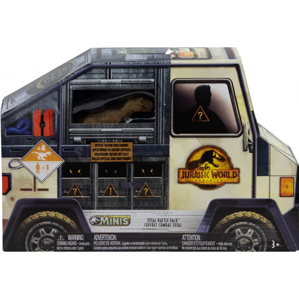 Coffret 4 Dinosaures Combat Ultime + 1 Figurine - Dino - Jurassic World - Mattel Gwp74