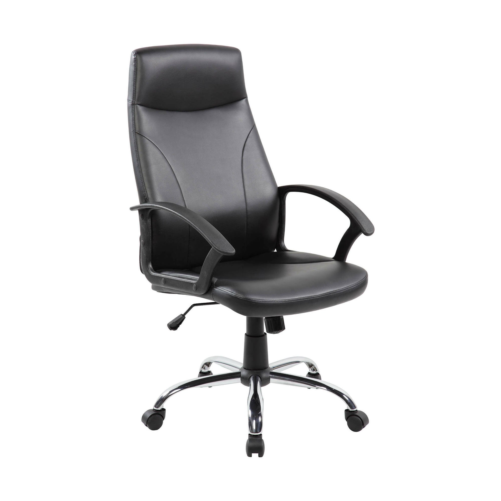 Chaise De Bureau,noir,64x61h120 Cm