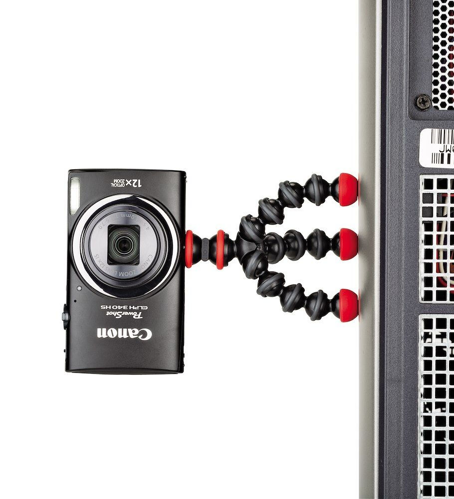 Joby Gorillapod Magnetic Mini Trépied Action-cam (caméras Sportives) 3 Pieds Noir, Rouge